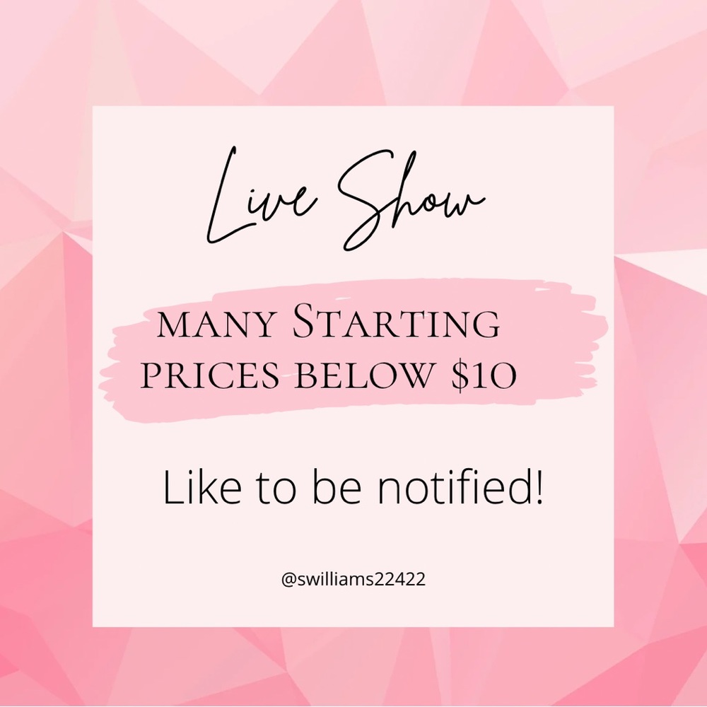 Like to be notified of live shows